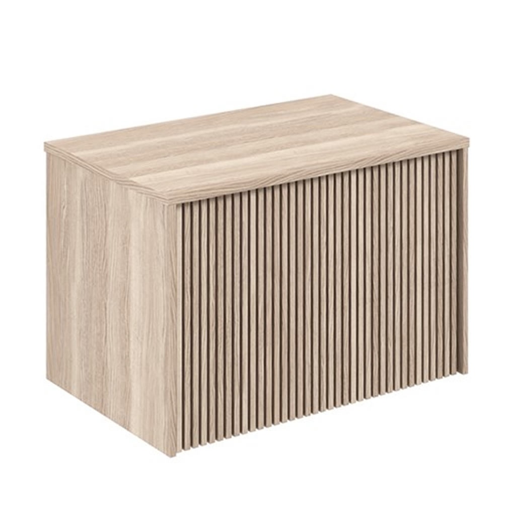 Crosswater Limit 700mm Modern Oak Wall Hung Vanity Unit with Worktop